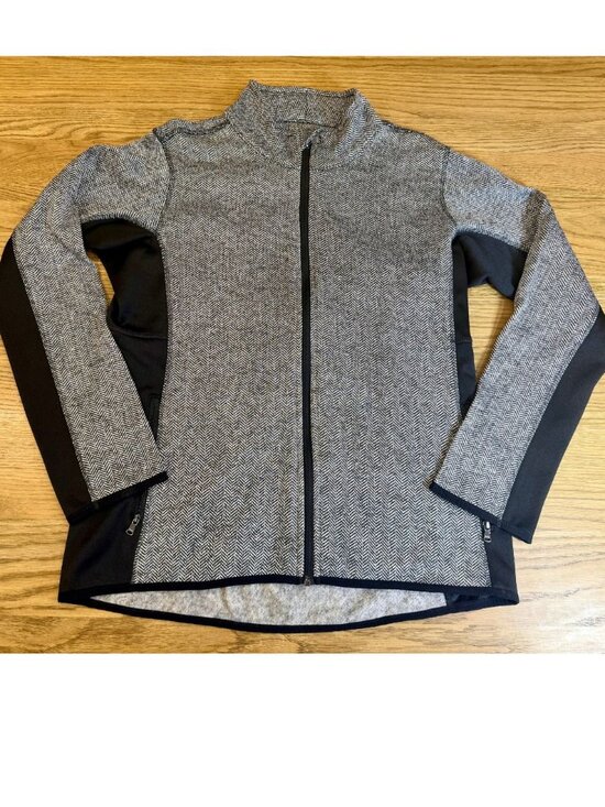 Marc New York Andrew Marc Jackets & Blazers - Marc New York Andrew Marc Gray Full Zip Knit Jacket Women's Large Heathered H